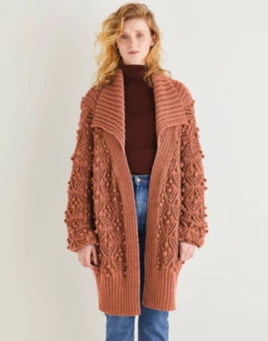 Sirdar 10167 Longline Textured Cardigan - Knitting Pattern -Cheap Knitting Needles Store image 2023 07 19t102 ap1hlsse.32u