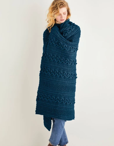 Sirdar 10158 Bobble Detail Blanket - Knitting Pattern 6 Sirdar 10158 Bobble Detail Blanket - Knitting Pattern - Image 4