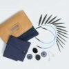 Knitpro Indigo Wood Mini Interchangable Needle Set - 50mm -Cheap Knitting Needles Store indigo wood mini int toxdgoc0.hcc