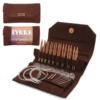 Lykke Cypra Copper Needles3.5" Interchangeable Needles Brown Vegan Suede - 9 Pairs -Cheap Knitting Needles Store k lykke cy 35ic set 1iz1bgp1.r0u