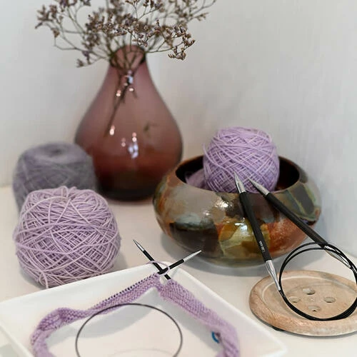 Knitpro Karbonz, Fixed Circular Knitting Needles - 60cm 13 Knitpro Karbonz, Fixed Circular Knitting Needles - 60cm - Image 11