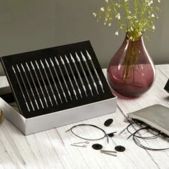 Knitpro Symfonie - Interchangeable Needle Set – Box Of Joy -Cheap Knitting Needles Store knitprokarbonzgiftse n1ps00v4.4vq