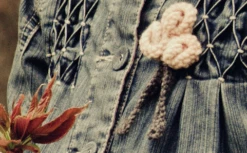 Lisa F LC30 - Emeline Brooch & Mitts - Knitting Pattern -Cheap Knitting Needles Store lc30emelinemittsandb aplks02y.yge