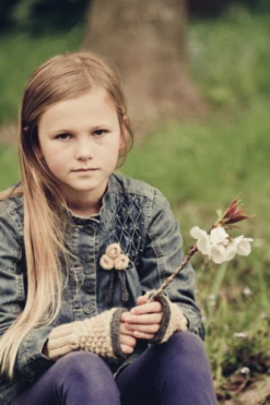 Lisa F LC30 - Emeline Brooch & Mitts - Knitting Pattern -Cheap Knitting Needles Store lc30emelinemittsandb wccu3vt5.hom