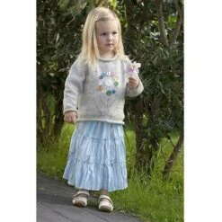 Lisa F Little Cupcakes LF07 Sweater With Antique Button Flower 10 Lisa F Little Cupcakes LF07 Sweater With Antique Button Flower -Cheap Knitting Needles Store lf07 3 637406200811692389