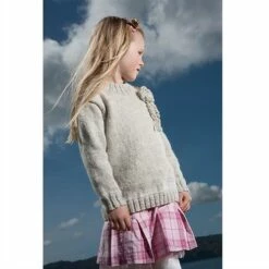 Lisa F Little Cupcakes LF19 Sweater With Flower Brooch -Cheap Knitting Needles Store lf19 2 637406201122489863