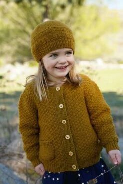 Lisa F Little Cupcakes LF36 Rowan Cardi And Hat