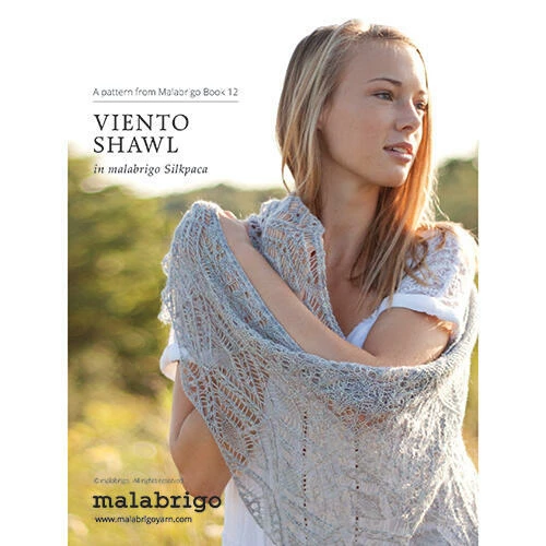 Malabrigo Viento Shawl- Knitting Kit / Pattern 3 Malabrigo Viento Shawl- Knitting Kit / Pattern