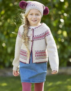 Sirdar Children's Cardigan & Hat - Knitting Kit / Pattern