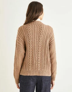 Sirdar Women’s Round Neck Cable Cardigan In Haworth Tweed 10150 -Cheap Knitting Needles Store open uri20200916 4 1 34odhav0.gqw
