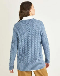Sirdar Women’s All-over Cable Drop-Sleeve Sweater In Haworth Tweed -Cheap Knitting Needles Store open uri20200916 4 1 g3xqsmwg.ewb