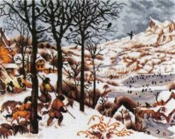 Orchidea Needlepoint Canvas - Hunting