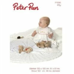 Peter Pan P1096 Baby Blanket And Circular Shawl