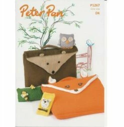 Peter Pan Pattern P1267 Animal Book Bags, Penchil Case, Phone Cover And Owl