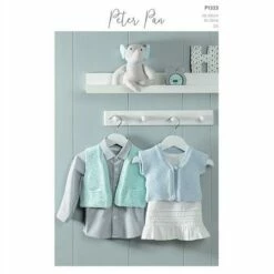 Peter Pan P1323 - Gilet And Waistcoat - Knitting Pattern