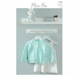 Peter Pan P1325 - Lacy Sweater And Cardigan - Knitting Pattern