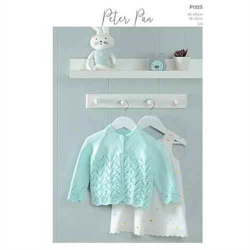 Peter Pan P1325 - Lacy Sweater And Cardigan - Knitting Pattern 3 Peter Pan P1325 - Lacy Sweater And Cardigan - Knitting Pattern