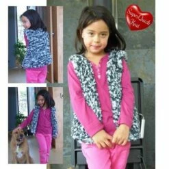 Countrywide Yarns Fab Fur Pattern P297 - Child's Vest