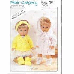 Peter Gregory Pattern 7164 - Doll's Cardigan And Matinee Sets
