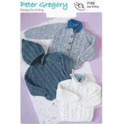 Peter Gregory Pattern 7192 - Children's Sweater And Jackets