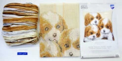 Vervaco Cross Stitch Cushion Kit - 3 Puppies -Cheap Knitting Needles Store pn 00085079 w3tgw5xc.rxf