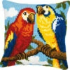 Vervaco Cross Stitch Cushion Kit - Parrots