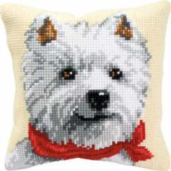 Vervaco Cross Stitch Cushion Kit - Dog