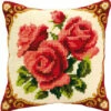 Vervaco Cross Stitch Cushion Kit - Flowers #2 -Cheap Knitting Needles Store pn 00085761 y1qsgl3m.khn