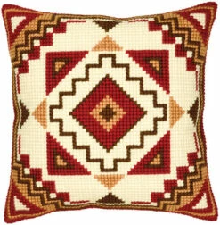 Vervaco Cross Stitch Cushion Kit - Geometrical #1
