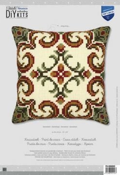 Vervaco Cross Stitch Cushion Kit - Geometrical #2 -Cheap Knitting Needles Store pn 00085938 odcv335k.anz