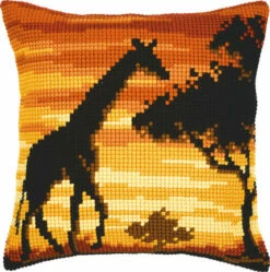 Vervaco Cross Stitch Cushion Kit - Giraffe