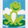 Vervaco Canvas Kit - Frog -Cheap Knitting Needles Store pn 00095711 tu1drbpw.3ky