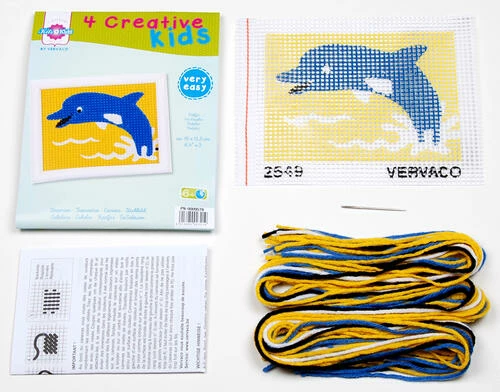 Vervaco Canvas Kit - Dolphin 5 Vervaco Canvas Kit - Dolphin - Image 3