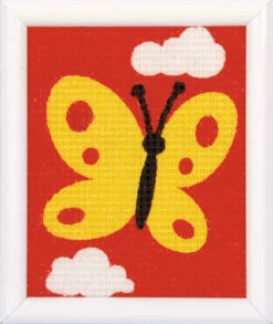 Vervaco Canvas Kit - A Yellow Butterfly