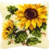 Vervaco Latch Hook Kit - Sunflowers #2 -Cheap Knitting Needles Store pn 00141681 r35ti0ck.5hw
