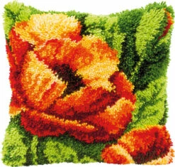 Vervaco Latch Hook Kit - Orange Poppy