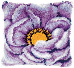 Vervaco Latch Hook Kit - Lilac Flower