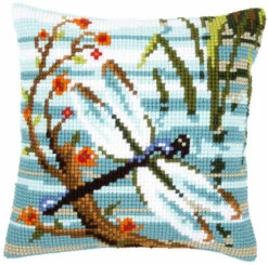 Vervaco Cross Stitch Cushion Kit - Dragonfly