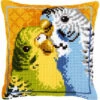 Vervaco Cross Stitch Cushion Kit - Badgies -Cheap Knitting Needles Store pn 01453141 iyrxkl13.bus