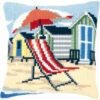 Vervaco Cross Stitch Cushion Kit - On The Beach -Cheap Knitting Needles Store pn 01456411 2w4n3u5y.mas