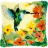 Vervaco Latch Hook Kit - Hummingbird And Flowers -Cheap Knitting Needles Store pn 01467701 2za3vsk3.xas
