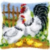 Vervaco Latch Hook Kit - Chicken Family On A Farm -Cheap Knitting Needles Store pn 01489841 cjtlwqhc.lmj