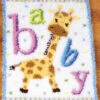 Vervaco Latch Hook Rug Kit Baby Giraffe II -Cheap Knitting Needles Store pn 01492921 4avslipf.cje
