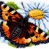 Vervaco Latch Hook Kit - Butterfly On Daisy -Cheap Knitting Needles Store pn 01542421 hojil1lz.zvh