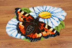 Vervaco Latch Hook Kit - Butterfly On Daisy -Cheap Knitting Needles Store pn 01542422 z1tbkioc.tza