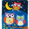 Vervaco Latch Hook Rug Kit Owls In The Night
