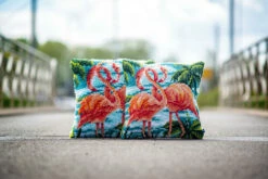 Vervaco Cross Stitch Cushion Kit - Flamingos -Cheap Knitting Needles Store pn 01550193 4xrvvhlx.pcc