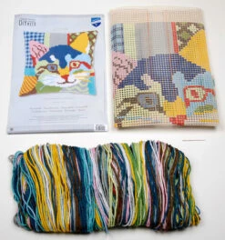 Vervaco Cross Stitch Cushion Kit - Modern Cat -Cheap Knitting Needles Store pn 01561159 oh2diast.3k4