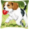 Vervaco Cross Stitch Cushion Kit - Beagle -Cheap Knitting Needles Store pn 01570661 5honos2z.pzb