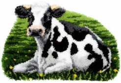 Vervaco Latch Hook Kit - Cow Resting